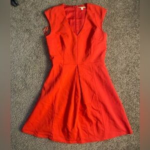 Orange/Coral Gianni Bini Dress A-Line Size Small